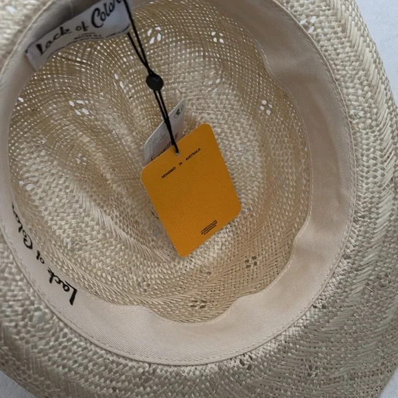 {NWT} Lack of Color | Free People Desert Rose Sisal Hemp Straw Cowboy Hat (L) - Picture 13 of 16
